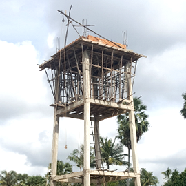 캄보디아 Water Supply System 물탱크 기초공사