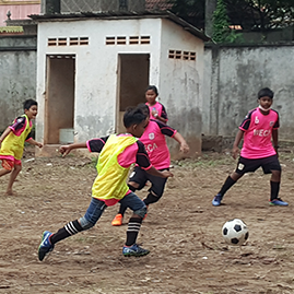 캄보디아 WEFC 축구 훈련