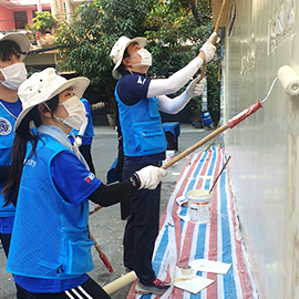 영남대학교 베트남 봉사단 활동
