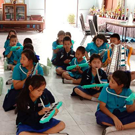 태국 람빵 합주단 음악수업