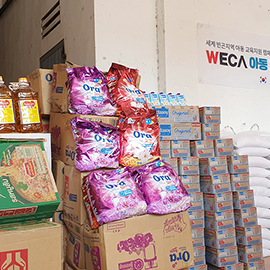 캄보디아 결연아동 물품전달_2