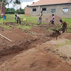 우간다 위스쿨 주방건축사업2