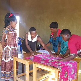 우간다 카싼다 재봉직업 교육