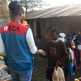 케냐 방과후교실 결연물품전달