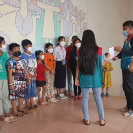 보레이께일라 결연아동 장학금 전달식