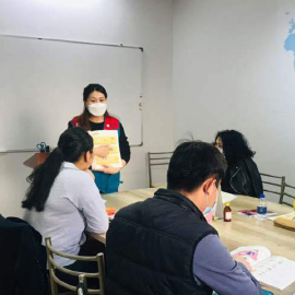 키르키즈스탄 고려한국어학당 수업