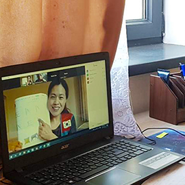 키르기즈스탄 위카어학당 온라인 수업