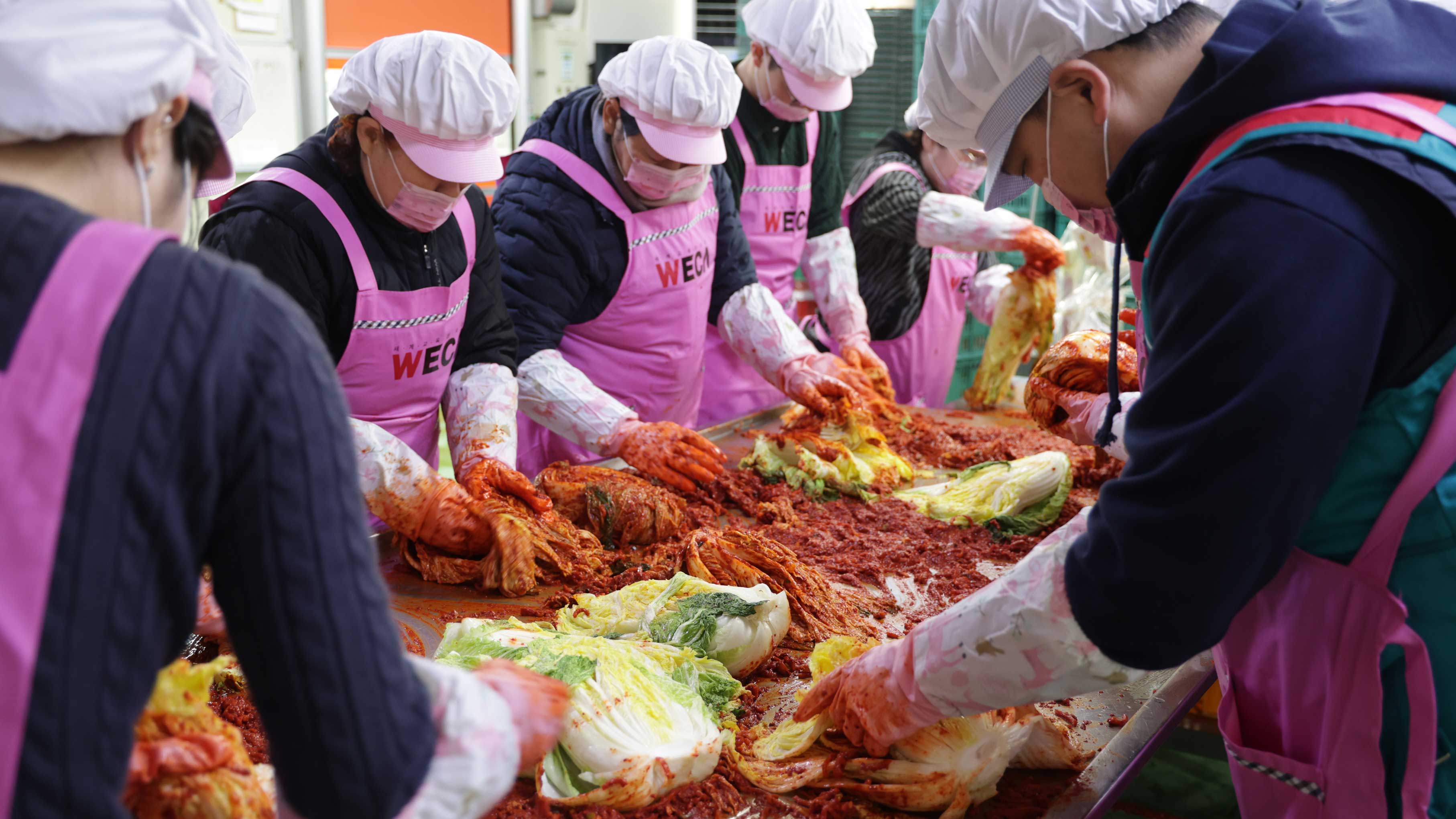 사랑의 김장김치 봉사